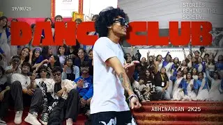 From Practice to Stage | BTS of Nataraj The Dance Club | ABHINANDAN 2k25 | SVVV University Vlog