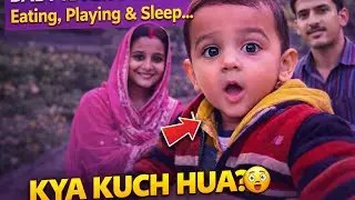 Baby Ka Ek Din 😲 | 8-Month Baby Eating, Playing & Sleeping | Kya Kuch Hua?