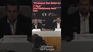 Magnus Vs Nepo Trash Talk | FIDE World Championship Press Conference 2021