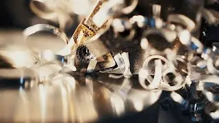 South Bend Lathe Machining - Incredibly Satisfying Close Up Slow Motion