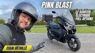 PINK BLAST le scooter &eacute;lectrique toutes options ESSAI d&eacute;taill&eacute;