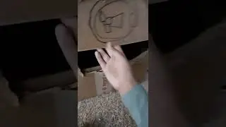 cardboard indesit washing machine  (prank)