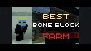 how to make a easy and efficient bone block farm for the donut smp