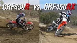 2017 Honda CRF450R vs CRF450RX
