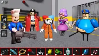 Barry Prison Escape - Speed Run in Roblox Obby HARD MODE Full Gameplay #roblox 