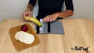 Snack'n'Go. How to use - Reusable snack bag.
