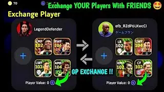 Player Exchange in efootball today || #efootball