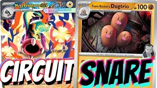 У Mega Eelectross ex появились жабры! 🦈⚡ С Дугтрио и Сальваторе из команды Rocket. PTCGL