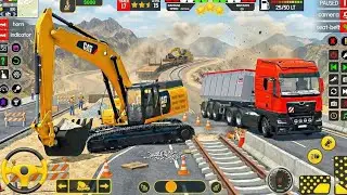 Modern JCB Driving Simulator 3D 2026 | New Road Construction Games 4K Android Gameplay