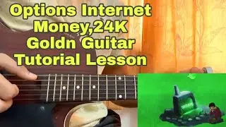 Options - Internet Money,24K Goldn | Guitar Tutorial | Main Riff | Chords