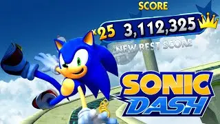 Sonic Dash: Новый Крутой РЕКОРД от Соника!