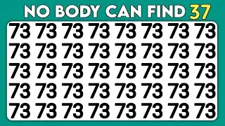 Find The Odd One Out |Test Your Observation Skills | Number & Letter Edition | Easy to Extreme