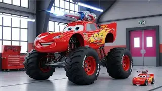 Monster Truck McQueen vs Raptor Racer &mdash; Who Rules the Track? 🏁🔥| Mecha McQueen