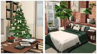 COLORFUL CHRISTMAS APARTMENT 🌲🎁The Sims 4 Stop Motion