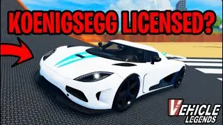Why I think Koenigsegg could get LICENSED in VEHICLE LEGENDS ROBLOX!