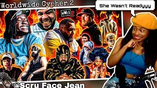He Said What He Said !!!! WORLDWIDE CYPHER 2 | Reaction @ScruFaceJeanOfficial