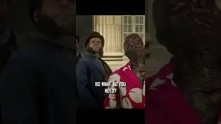 This scene makes more sense if Arthur arrives in a hot air balloon