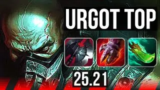 URGOT vs MORDEKAISER (TOP) | 5k comeback, 44k DMG, Dominating | EUW Diamond | 25.21