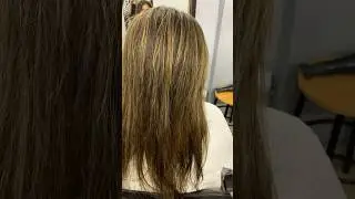 Highlights and Haircut #hairstyle #beauty #hairsalon #trendingshort #viralshort