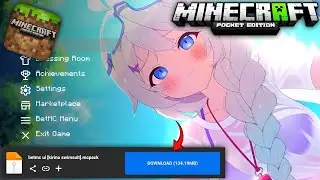 New Anime Girl UI Pack for MCPE 1.21+ 🔥 | Updated BetMC UI for Minecraft Pocket Edition