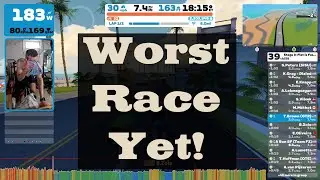 Stage 3 - Flat is Fast - Dropped Almost Immediately! - Volcano Flats - Zwift ZRacing