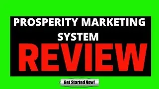 Prosperity Marketing System | Back Office Tour For A New Comer