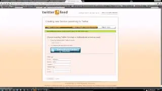 Автопостинг из WordPress в Twitter, сервис Twitterfeed