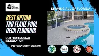TRU FLAKE ELITE POLYASPARTIC POOL DECK RESURFACING