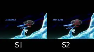 Star Trek Lower Decks Opening Season 1 vs 2 Comparison