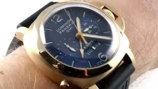 Panerai Luminor 1950 Chronograph Monopulsante 8 Days GMT Limited Edition PAM00277 Watch Review