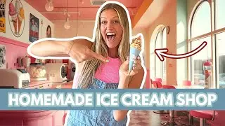 I Made an Ice Cream Shop at Home 🍦 (So Fun!)