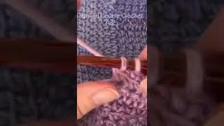 Linked Double Crochet Stitch (ldc) #yarngeek #crochet #stitchtutorial