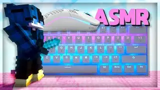 ASMR keyboard and mouse bedwars || Pika Network Bedwars #pikanetwork