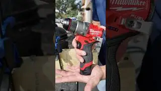 Milwaukee m12 fuel hammer drill with 2.0 and 4.0 battery. #shorts #viralshorts