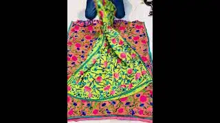 Georgette Fullkari #handwork #dupatta #shorts ||✨💫