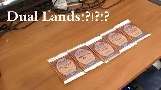MTG Revised Edition 5 Booster Pack Opening. Dual Lands?