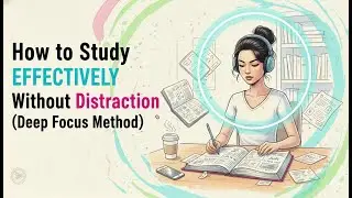 How to Study EFFECTIVELY Without Distraction (Deep Focus Method)