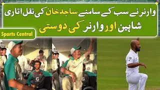David Warner Mimics Sajid Ali In Front Of Everyone | Warner x Shaheen | PCB | MA2T