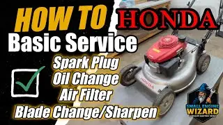 Honda Self Propelled/Push Mower, Basic Maintenance Tutorial