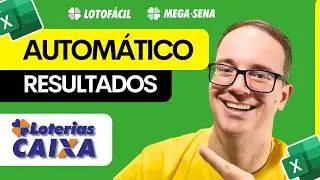Resultado da Lotofácil no Excel modo Automático (Quina, Mega, Timemania)