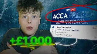 Print &pound;1000s with Skybet AccaFreeze using Matched Betting