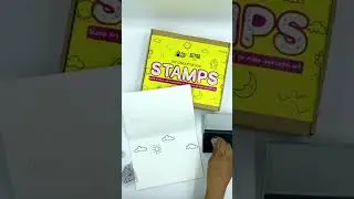 Kids Stamp Kit - The Talking Canvas #kidsstamp #stampkit #toddlerart #toddleractivities #toddlerplay
