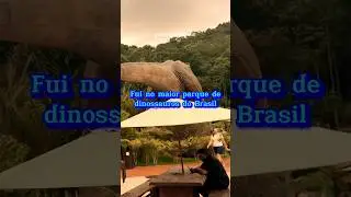 FOMOS NO MAIOR PARQUE DE DINOSSAUROS DO BRASIL