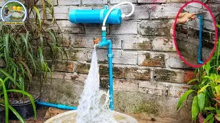 Watering System How to fix PVC pipe faucet low water pressure #diy