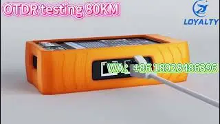 MINI OTDR test active fiber with 26db cover 80KM support VFL,UPT cable test ,TDR cable test