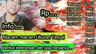 Macam Macam Terpal , Berikut Keterangan Dan Juga Harganya.