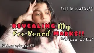 My Pre-Board RESULT!!!!😳| Revealing my marks | CBSE 10th Grader | Fail??