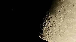 Lunar occultation of Antares