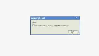 xhtml css Javascript alert on button press