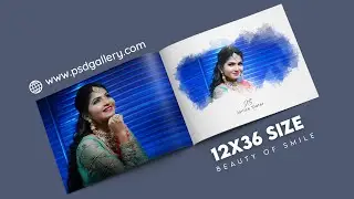 Wedding Photo Album 12X36 Size | 🌐 www.psdgallery.com - 219 | Photoshop Tutorial 2026